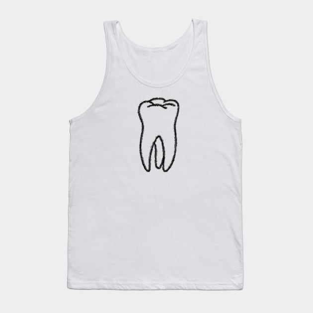 Tooth art Tank Top by Carries Design 